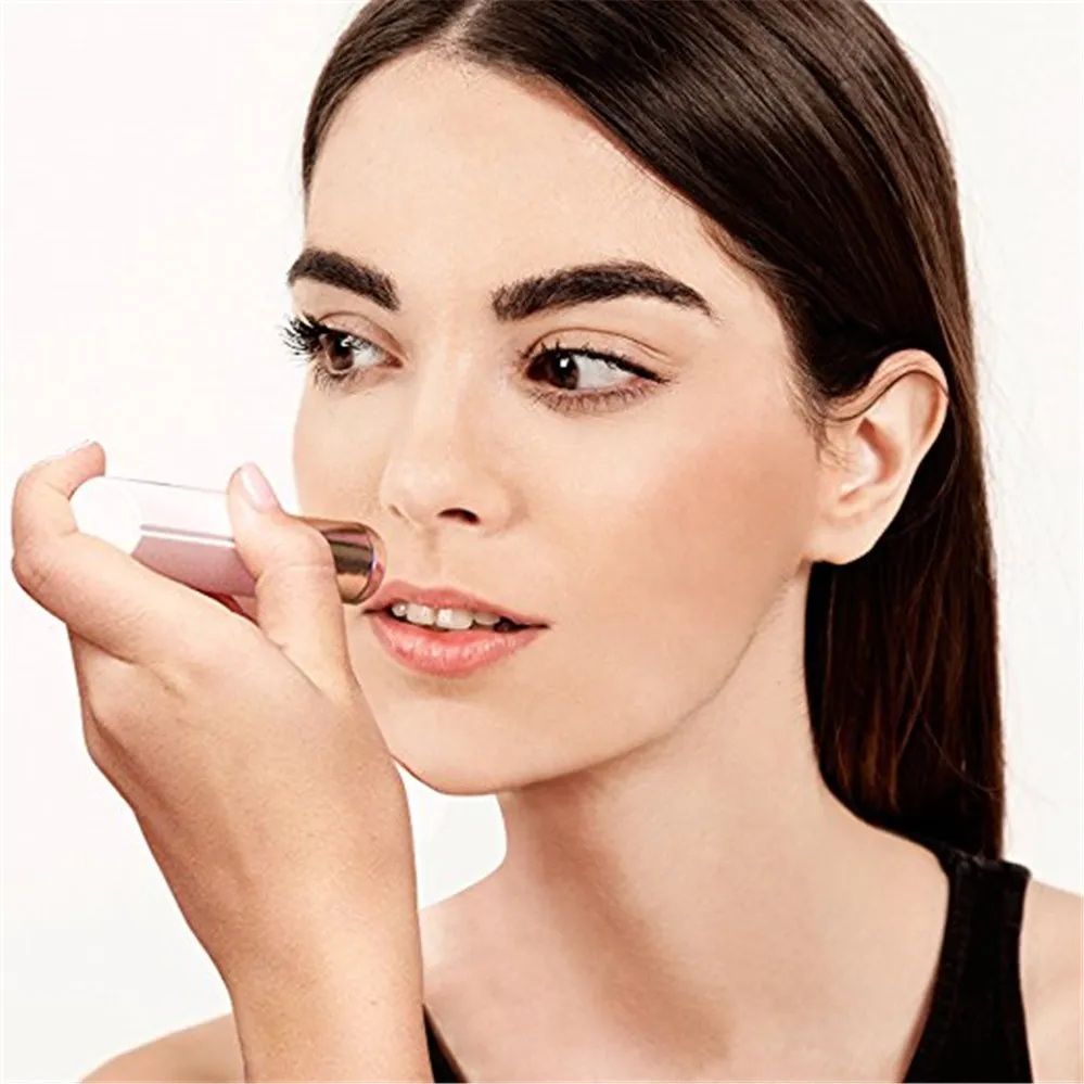 Cell Operated Flawless Women Painless Hair Remover Face Facial Hair Remover - Image 5